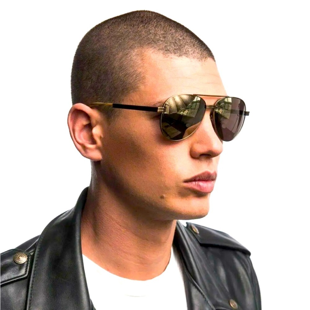 SAINT OWEN SUNGLASSES, TITANIUM FRAME,GONZO ANTIQUE GOLD | GOLD